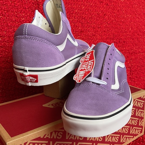 Vans Old Skool Chalk Violet/True White MENS - Picture 10 of 16